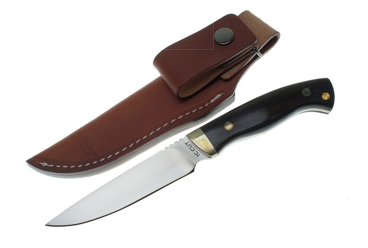 Нож туристический 110/230мм, ст.VG10, эбен